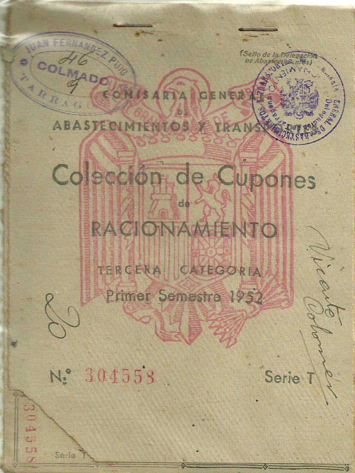 Cartilla de racionament 