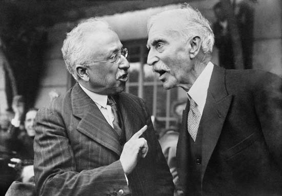El President Francesc Macià i el President Niceto Alcalá Zamora