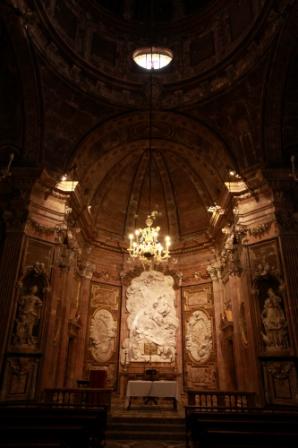 Interior de la capella de Santa Tecla (Catedral de Tarragona)