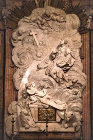 Detall de la Capella de Santa Tecla