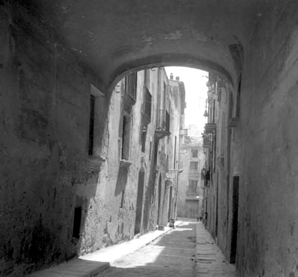 Carrer de Santa Tecla anys 50