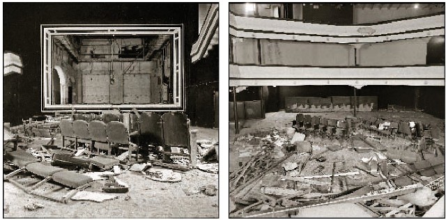 Algunes fotos de l'estat en que es trobava el teatre abans de la seva reforma